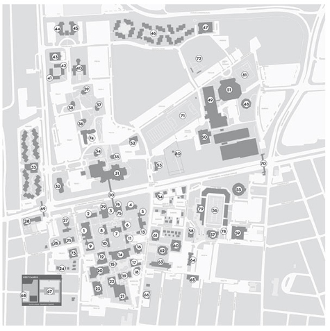 The HOFSTRA Campus Map