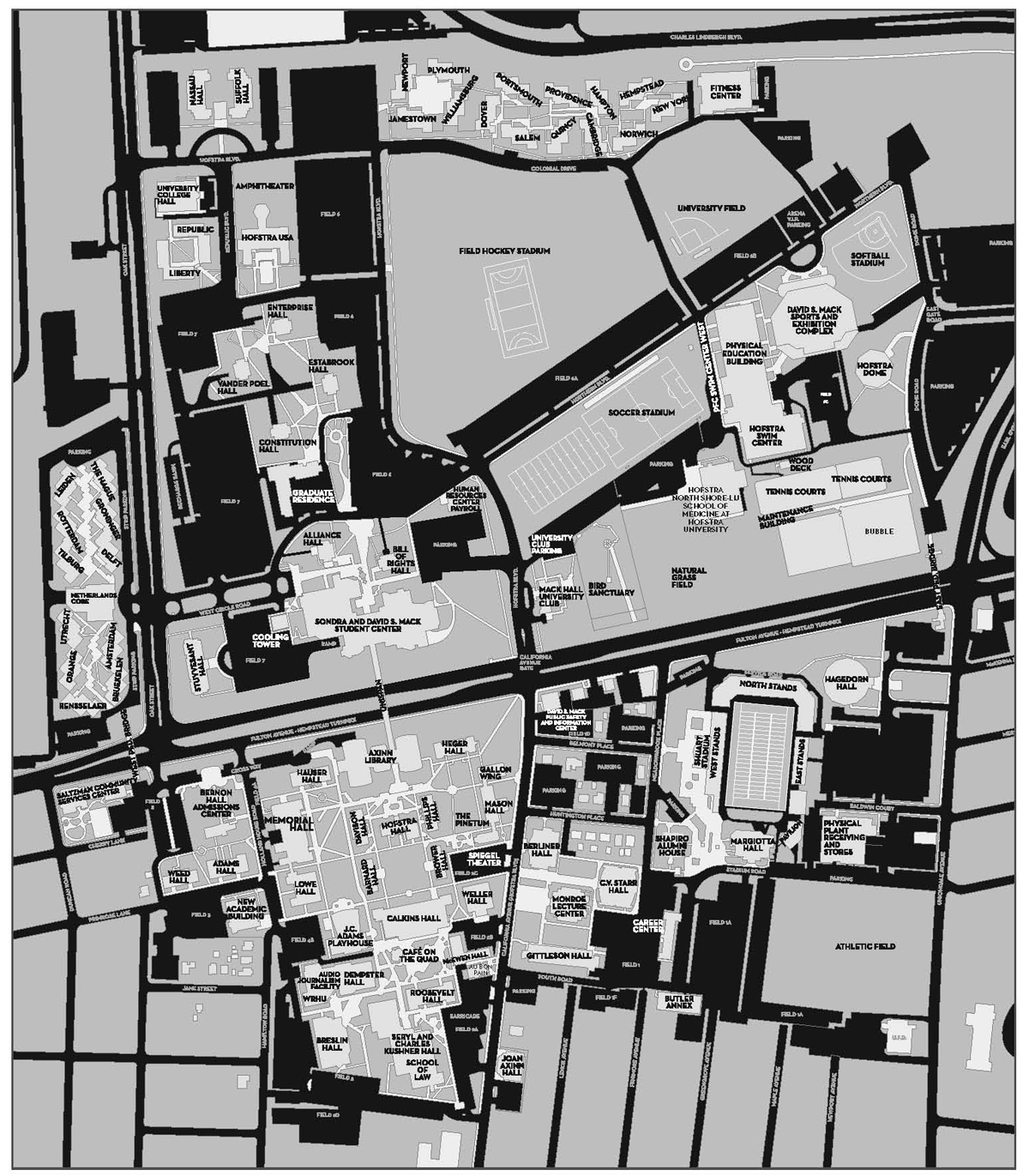 32 Hofstra University Campus Map Maps Database Source